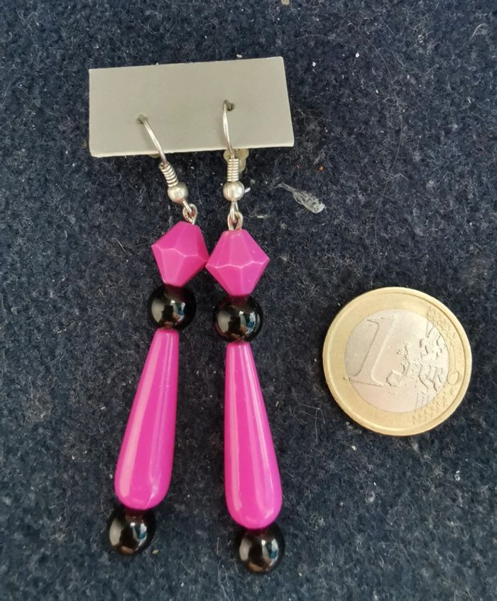 Boucles d'oreilles style années 80 - photo numéro 2