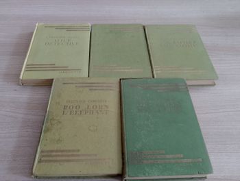 Lot de 5 livres ancien, bibliothèque verte(4)