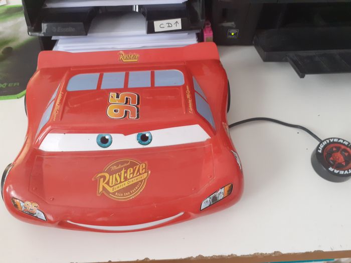 Ordinateur disney cars flash macqueen rouge