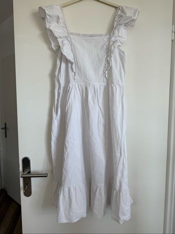 Robe blanche shein taille 40/42