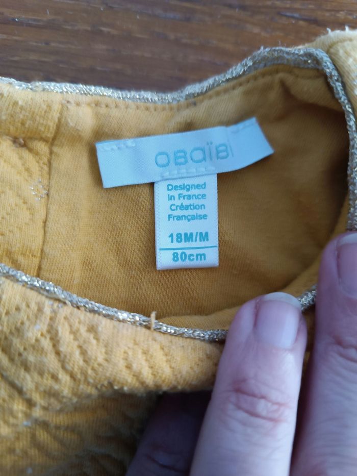 Robe Obaibi jaune moutarde - photo numéro 4