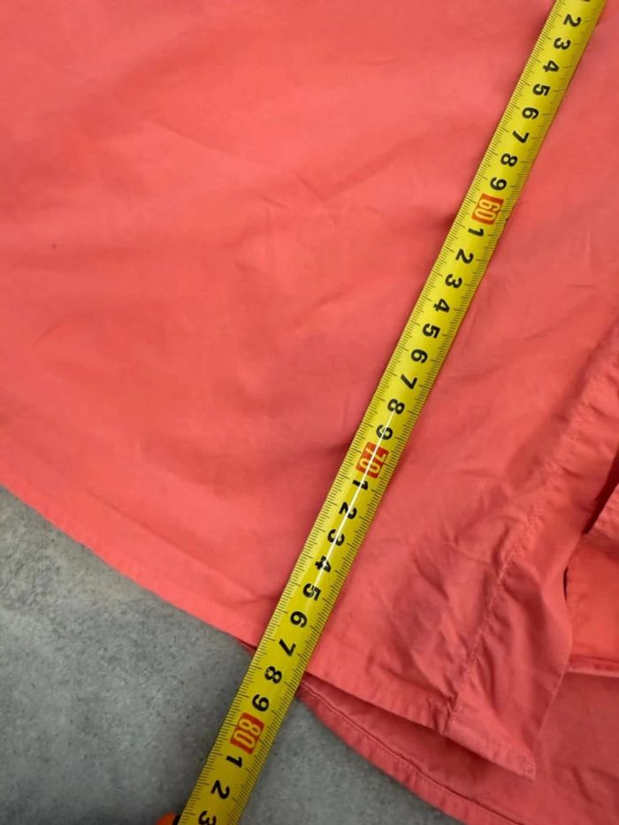 Magnifique chemise Lacoste Devanley homme unie corail taille 43 soit L-XL - photo numéro 10