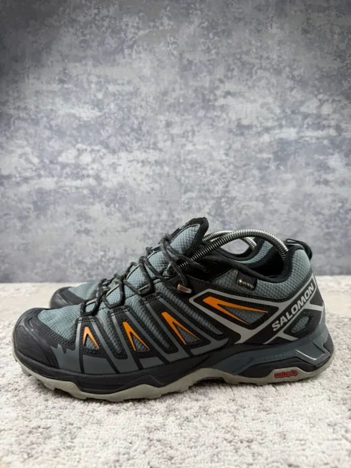 Salomon X Ultra Pioneer Gore-Tex - Black & Blue & Orange - photo numéro 5
