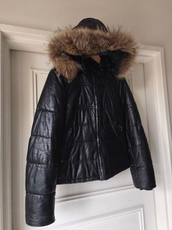 Veste cuir d’agneau Skiner’s – Fabriquée en France – T42