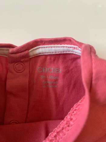 T-shirt manches longues obaïbi 3 mois