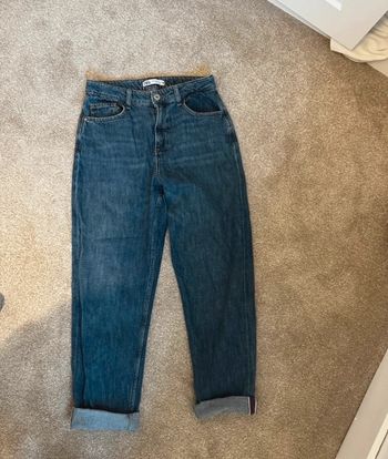 Jean taille haute Zara boyfriend