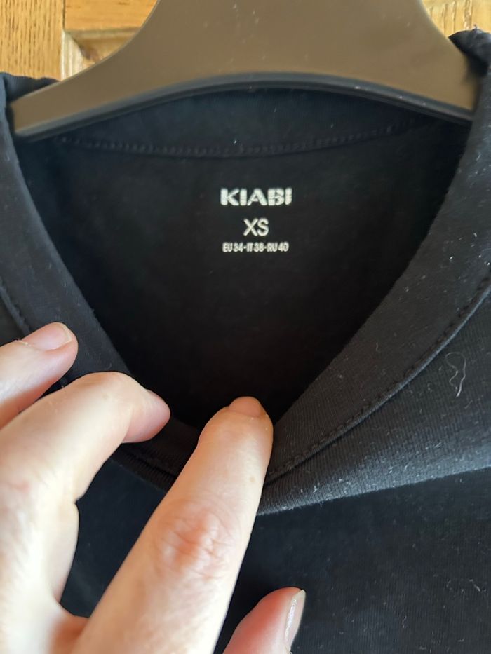 Lot de 2 hauts manches longues Kiabi - taille XS - photo numéro 2