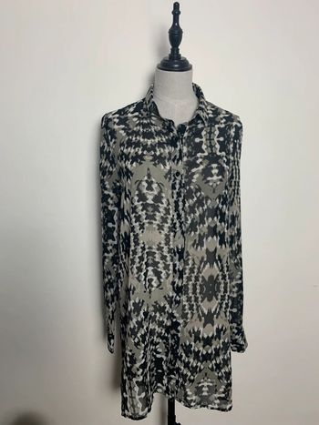 Tunique noire et grise My Star 36