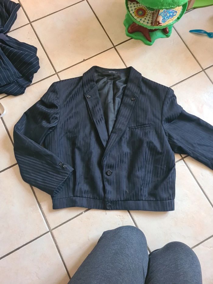 Veste habillée noire/marine foncé 42