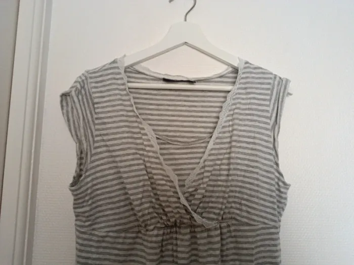 Chemise de nuit grossesse / allaitement L - photo numéro 3