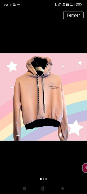Magnifique Sweet taille haute  capuche 