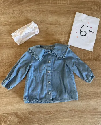 Tenue Kiabi effet jean bébé fille 6 mois