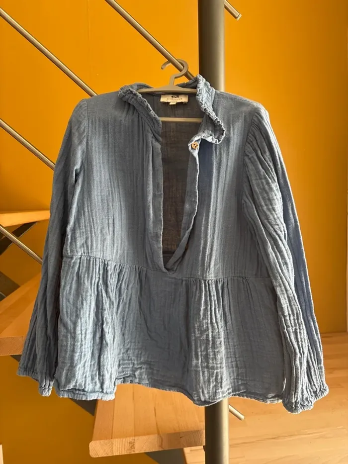 Chemise en gaz de coton