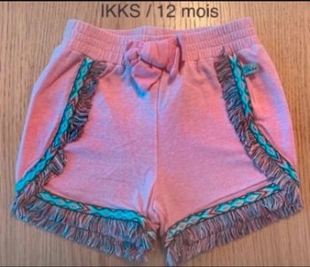 IKKS / short été / fille / 12 mois