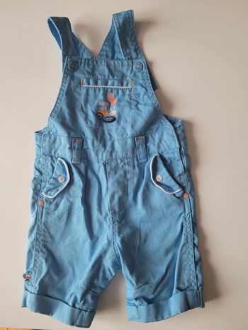 Salopette short 6 mois