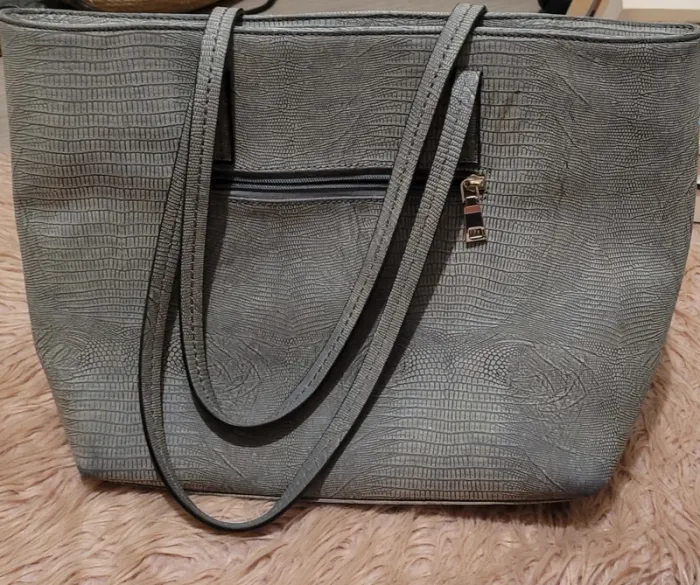 Grand sac à main Breal gris