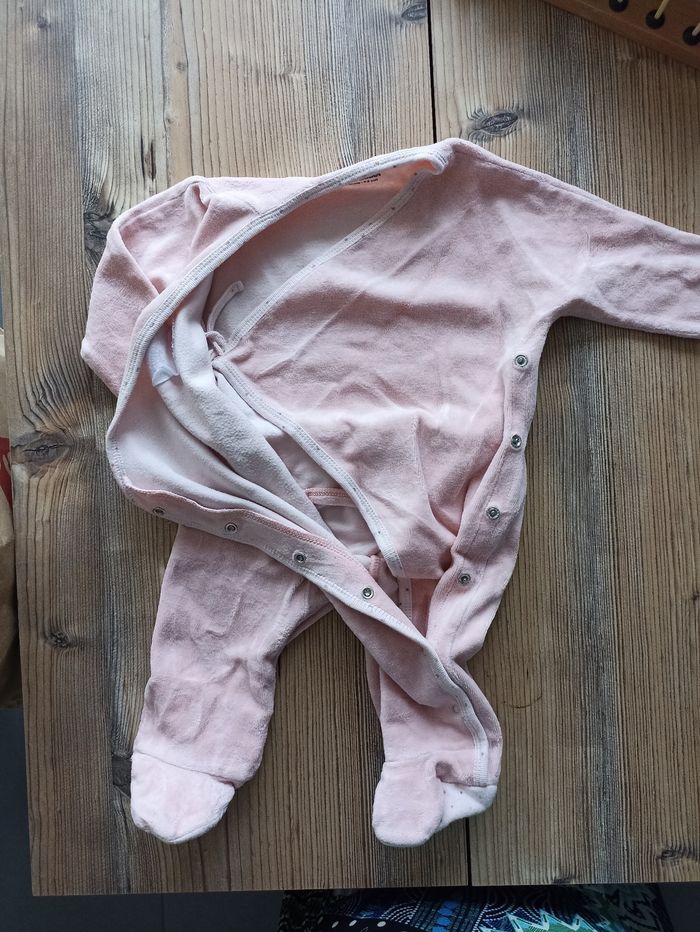 Pyjama fille 12 mois vert - photo numéro 3