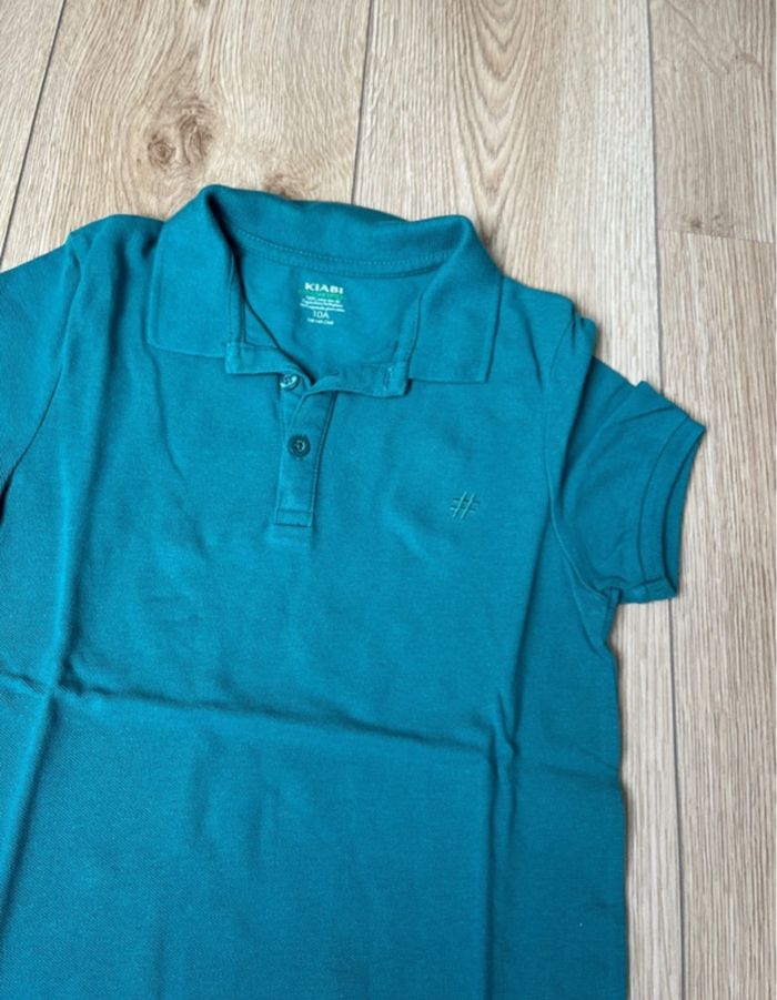 Polo manches courtes vert Kiabi - photo numéro 2