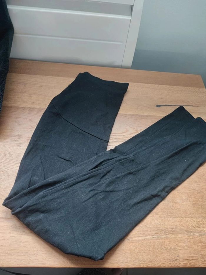 Legging de grossesse noir Kiabi