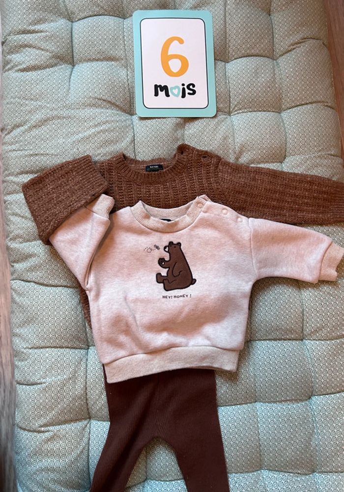 Legging + 2 pulls d’hiver