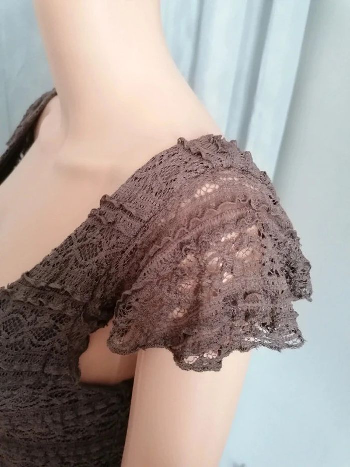 Robe marron Promod 38 - photo numéro 2