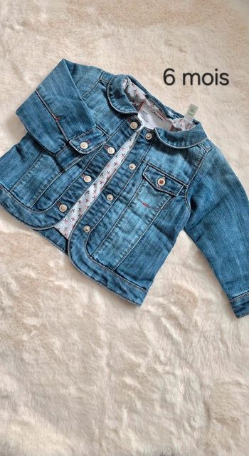 Veste en jeans Obaibi taille 6 mois