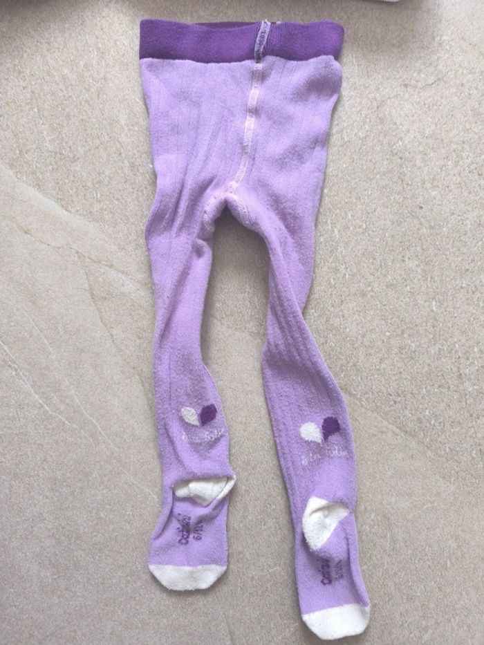 Robe aspect moumoute et collants Catimini 12 mois - photo numéro 5