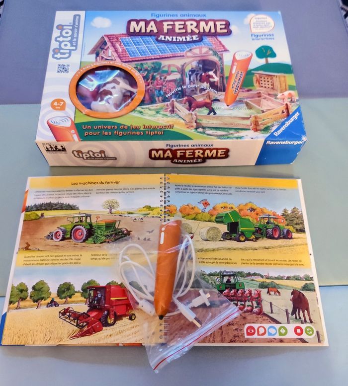 Stylo lecteur Tiptoi+ Je découvre la ferme + ma ferme animée - photo numéro 5