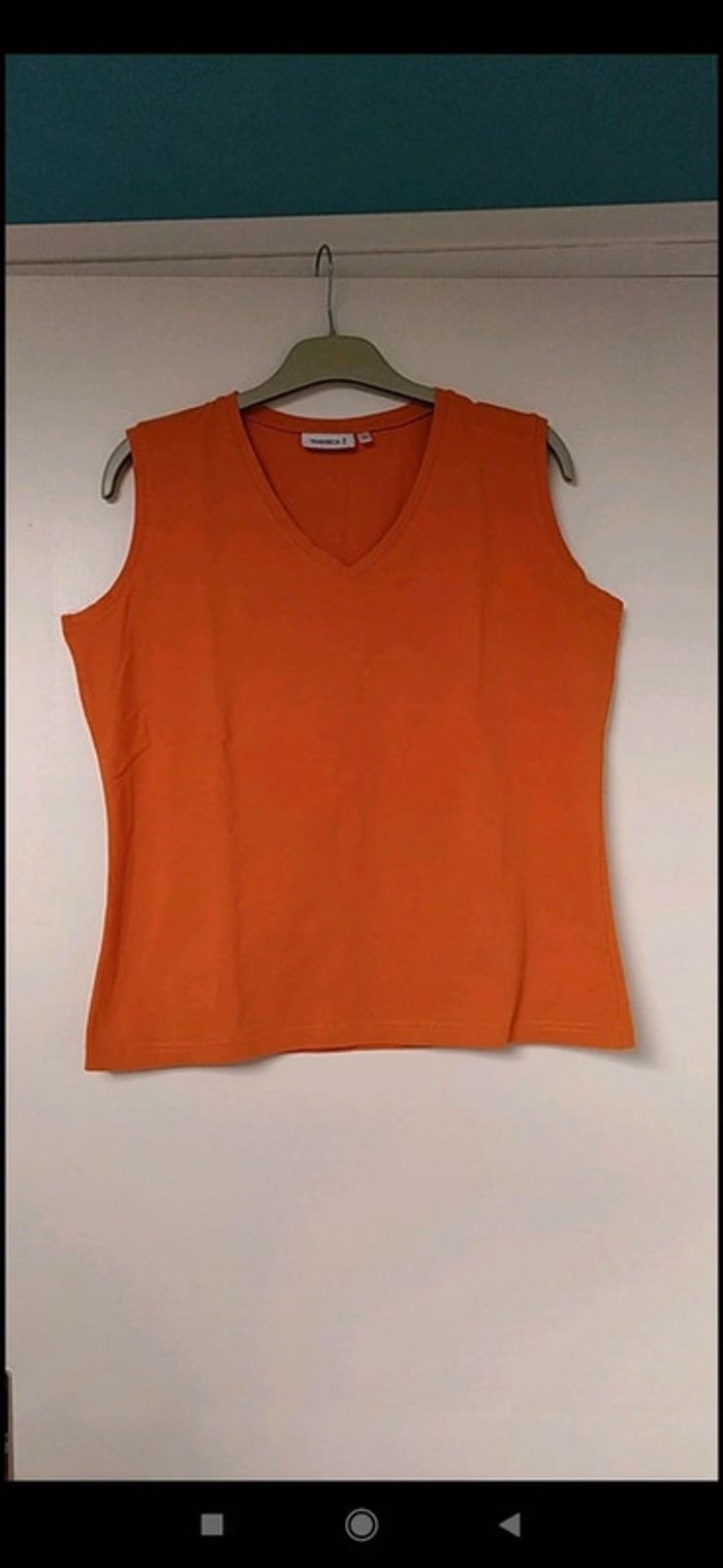 Débardeur orange