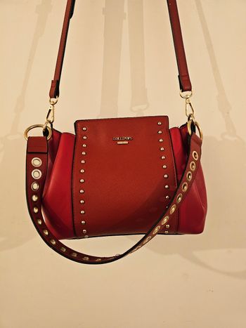 👜 Sac Lollipops – Rouge, clouté – Taille moyenne