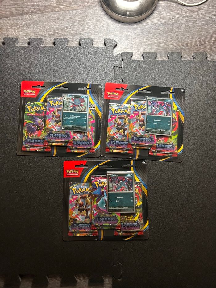 Tripack me02 me2 Flammes fantasmagoriques