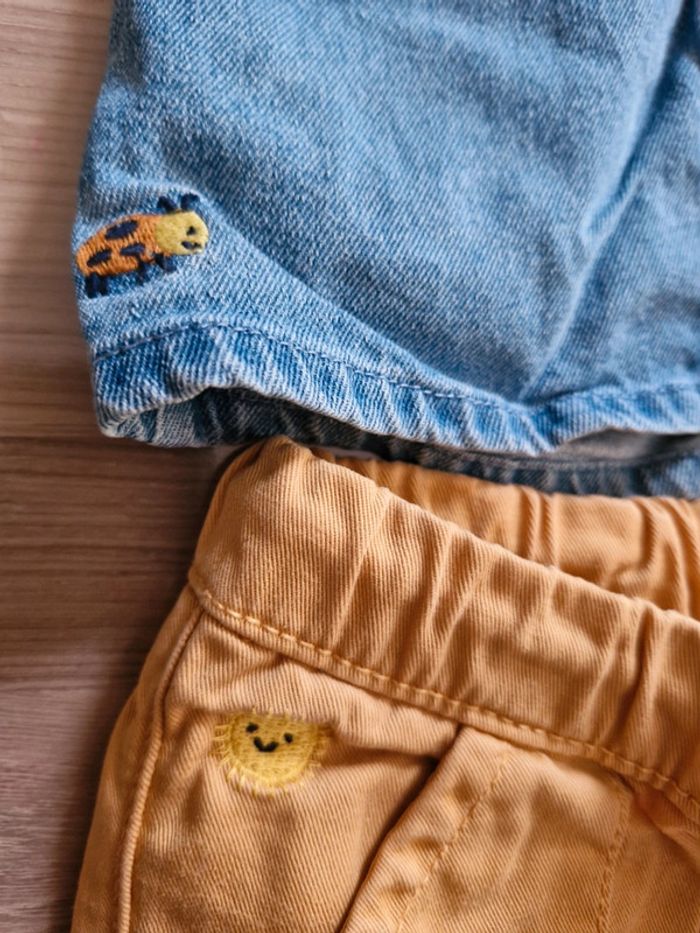 Ensemble short et chemise jean 1 an - photo numéro 3