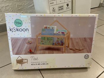 Présentoir à livres en Pin neuf