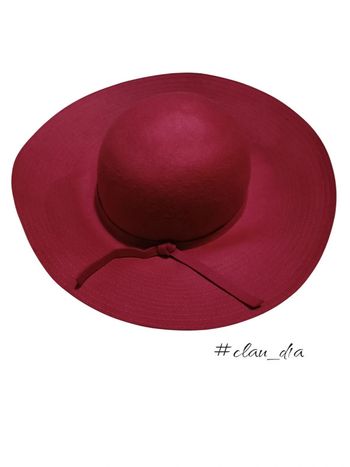 Grand chapeau framboise - neuf