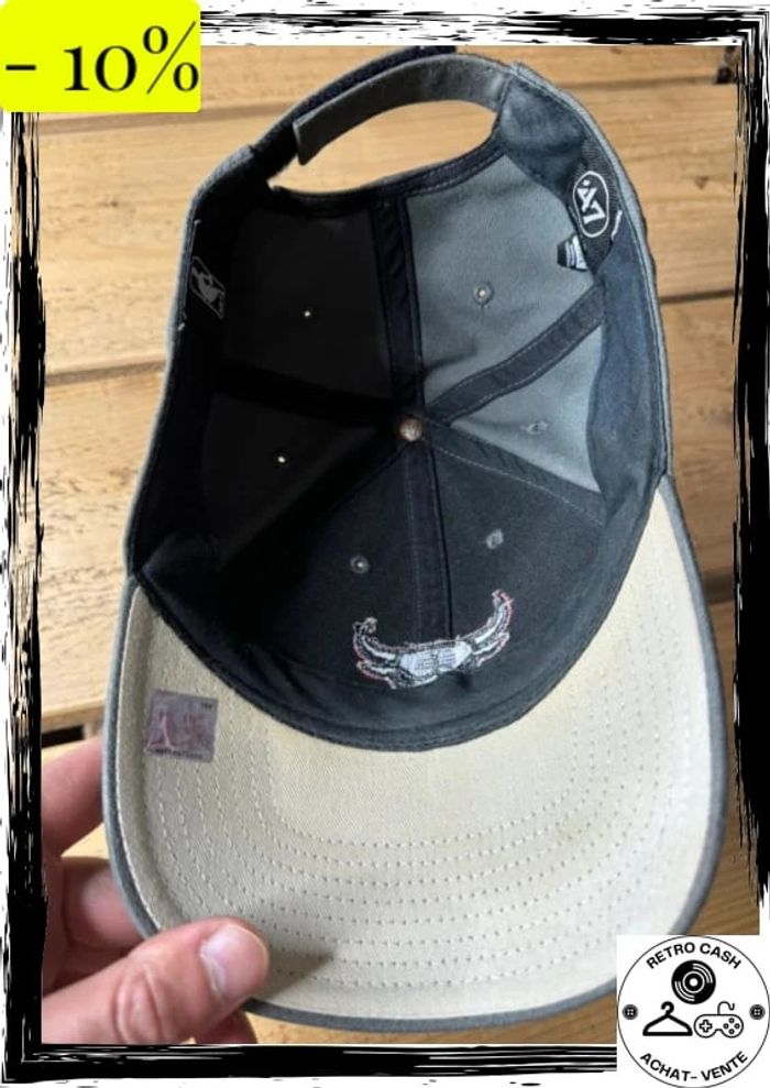 Casquette Chicago Bulls 47 brand grise vintage - photo numéro 7