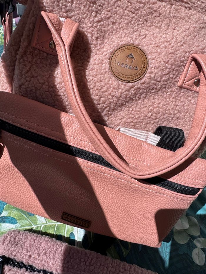 Sac à dos cabaia vieux rose - photo numéro 5