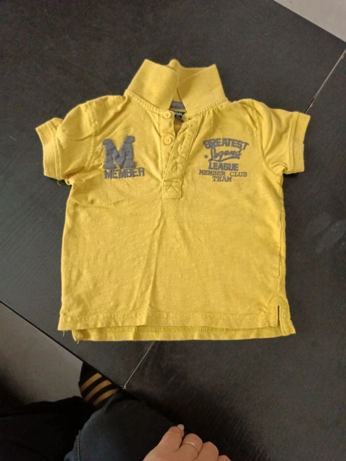 Polo manches courtes Kiabi 24 mois