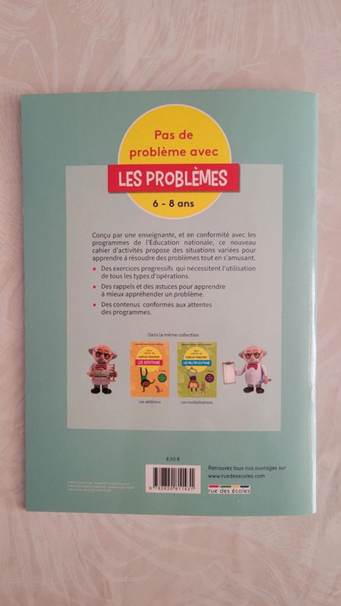 Cahier Neuf " pas de problème avec les problèmes" 6-8 ans CE1 CE2 - photo numéro 2