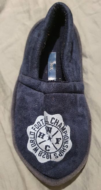 Pantoufle bleue marine Tex