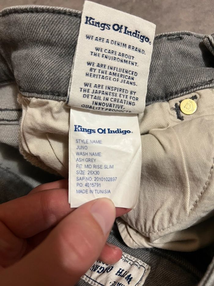 Jean Kings Of Indigo June mid rise slim W26 L30 - photo numéro 5