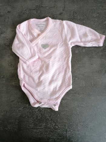 Bodie manches longues rose bout'chou naissance