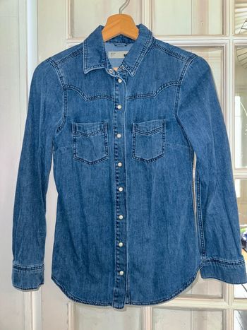 Chemise en jeans moto top shop  Taille 34