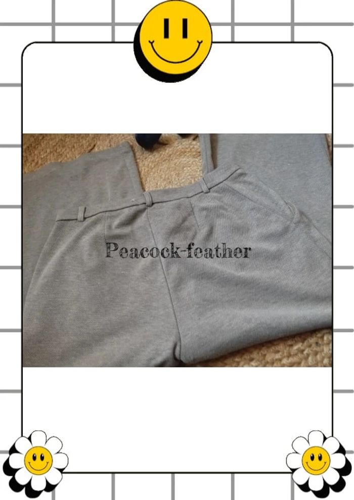 Pantalon large stradivarius beige 36 - photo numéro 6