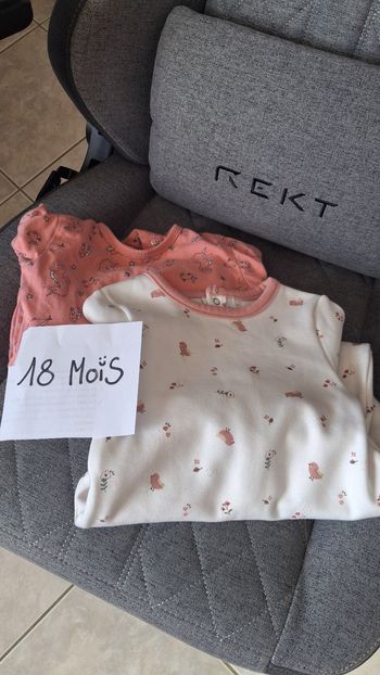 Lot pyjamas 18 mois