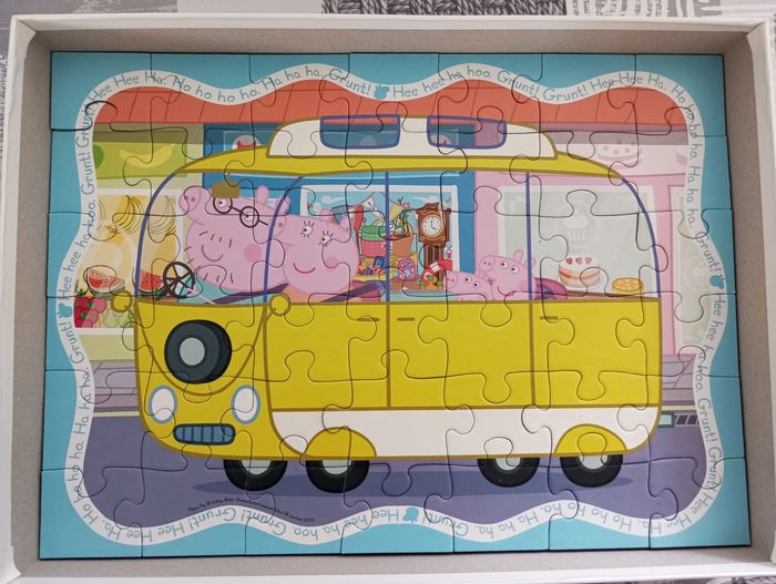 4 puzzles Peppa pig