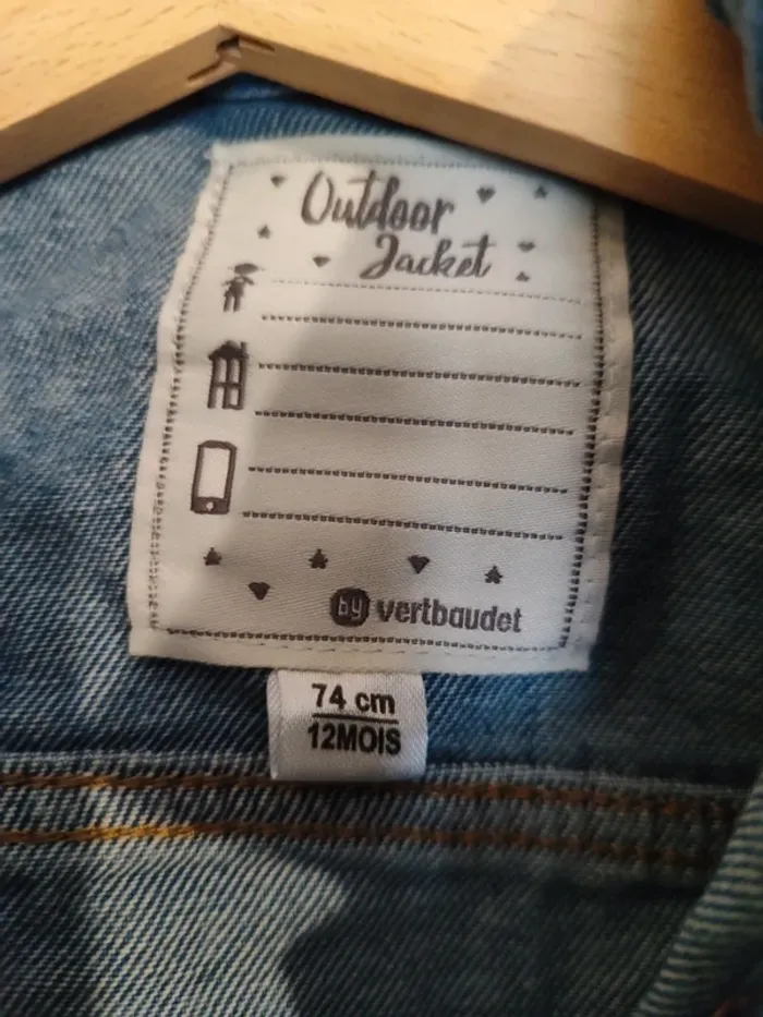 Sur chemise en jean 12 mois - photo numéro 2