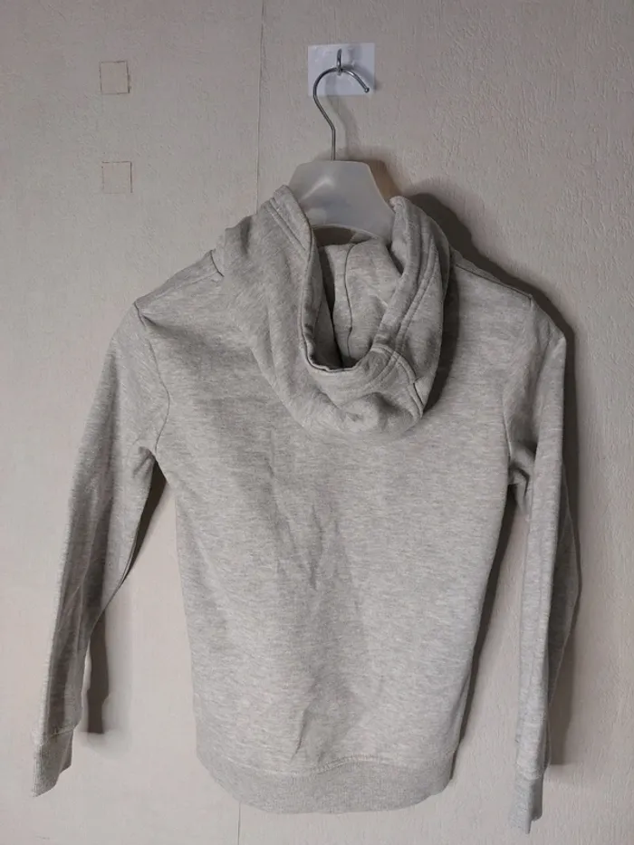 Sweat à capuche gris "Gémo" - photo numéro 3