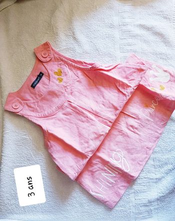 Robe velour in extenso 3 ans