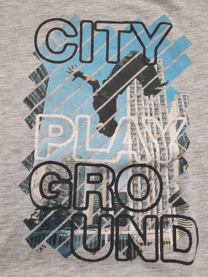 T.shirt manches longues gris CKS 3 ans - photo numéro 2