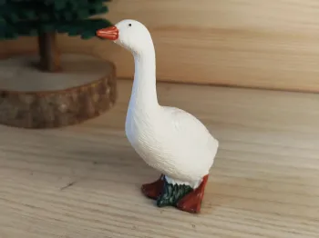 Figurine Oie blanche animal de la ferme
